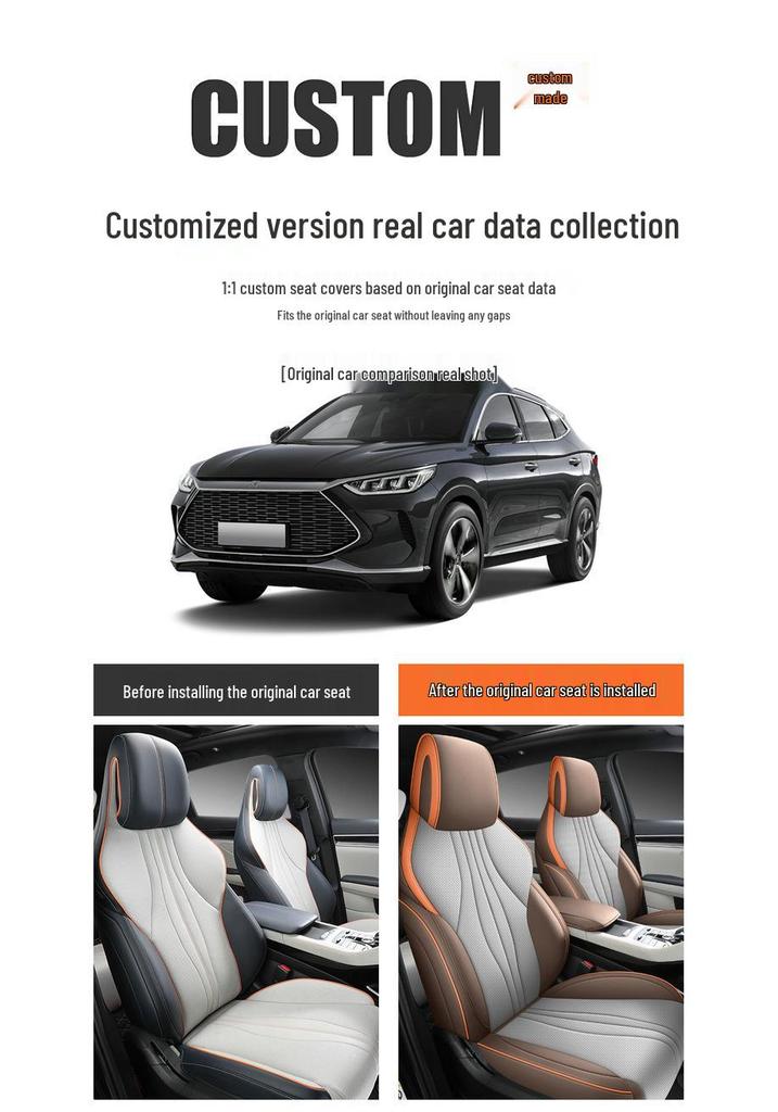 BYD Song Plus DMi/EV Perforated Leather All-Season Car Seat Cover