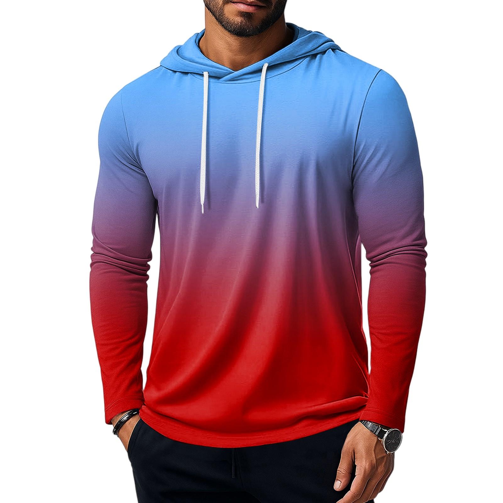 

Мужская толстовка с коротким рукавом, хлопковая толстовка с капюшоном, легкая толстовка, худи, пуловер M