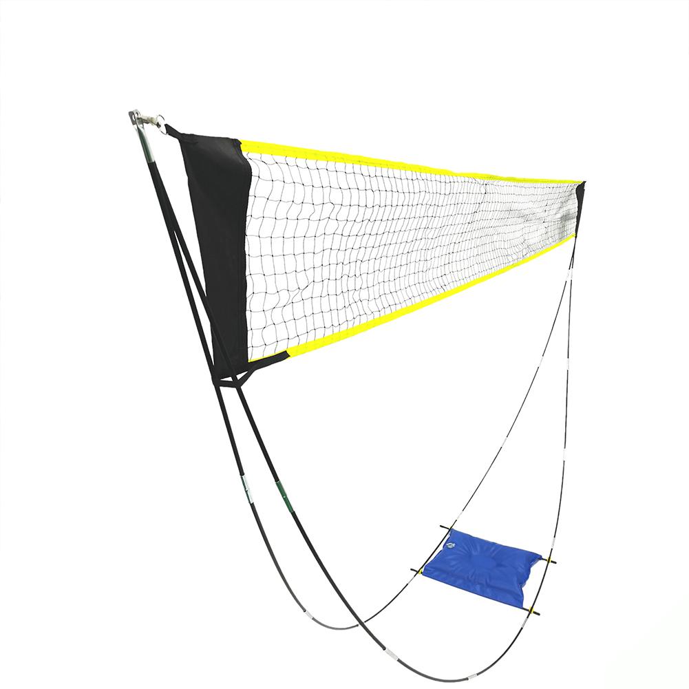 Portable Badminton Net Tennis Net with Carry Bag Volleyball Net Detachable Beach Net Multifunctional for Outdoor Sports