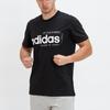 Adidas T Shirts Men's Black Crew Neck Moderate Straight Fit EI4623
