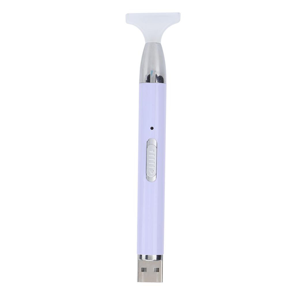 Rhinestone Painting Pen 5D 20 Pieces Painting Glue Clay 6 Pieces Replacement Pen Heads Purple Point Drill Pen