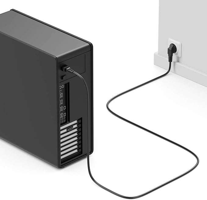 CEE7/7 (90°) power cable in accordance with IEC C13, 1.8 m - LogiLink CP090