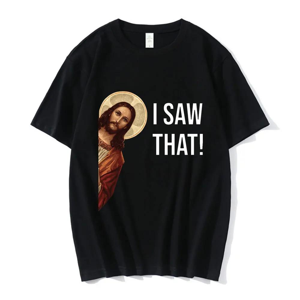 Streetwear Nicolas Cage Moshi Moshi Jesus Desu T-Shirt Men Meme Picolas Cage Awesome T-shirts Cotton Clothing