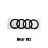 Glossy Black 192mm 275mm tt 2010-2019 S4 Badge ABS Car Styling Hood Front Bonnet Grill Rear Trunk S4 Emblem Stickers Accessory