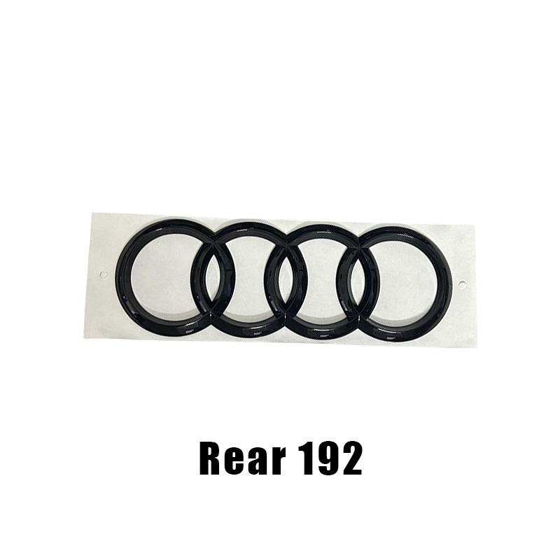 Glossy Black 192mm 275mm tt 2010-2019 S4 Badge ABS Car Styling Hood Front Bonnet Grill Rear Trunk S4 Emblem Stickers Accessory