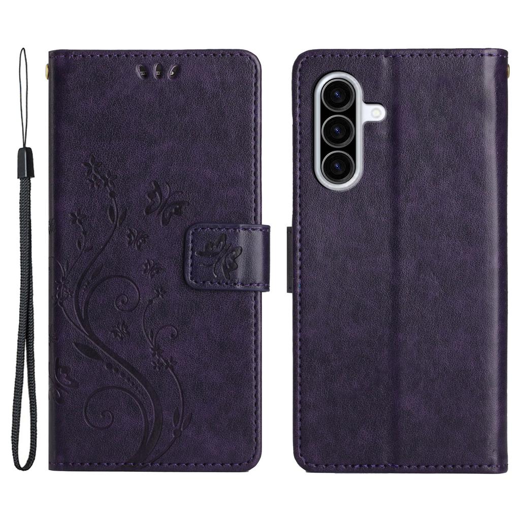 For Samsung Galaxy A26 5G Case PU Leather Phone Wallet Cover with Strap