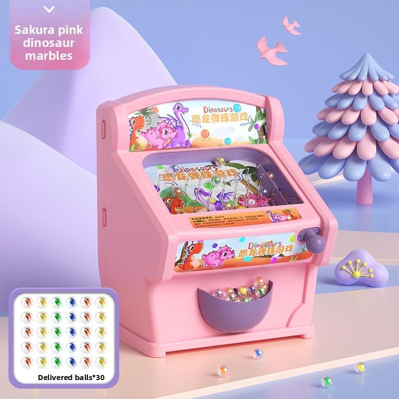 Dinosaur Pinball Machine Machine Electric Puzzle Toy For Kids With Flashing Lights And Music