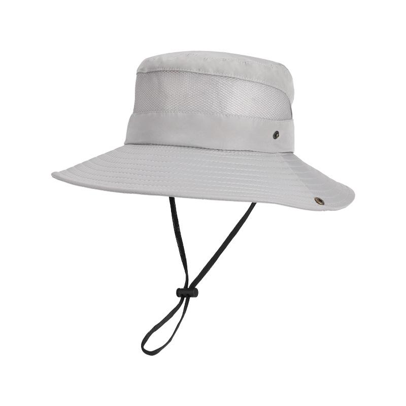 

Летняя сетчатая дышащая панама мужская для активного отдыха, альпинизма, рыбалки, шляпа от солнца, с широкими полями, складная, детская