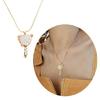 Unique Magic Mirror Pendant Necklace Unique Heart Mirror Charm Clavicle Chain