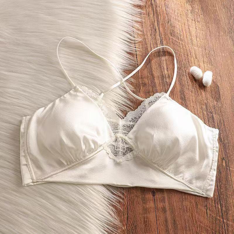 Lace Back Minimizing Camisole Bra - Wireless, Supportive Lingerie for Women