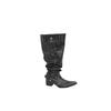 Vintage Knight Boots Spice Girls But Knee Boots Big Boots Women Pointed Thick Heel Skinny Pile Boots Women