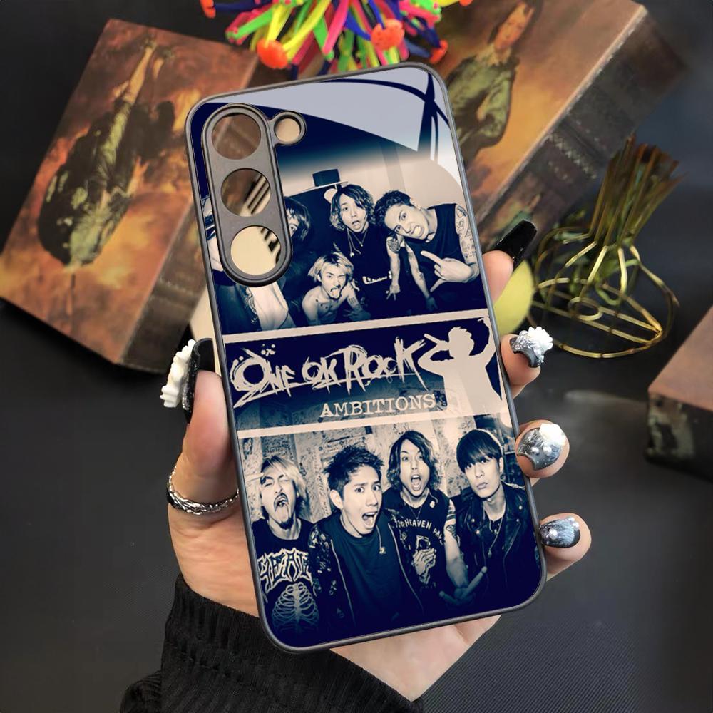 Japan Band ONE OK ROCK Handyhülle Für Samsung Galaxy S25 S24 S23 S22 S20 S21 Note20 Ultra Plus Fe Farbige Silberne Hülle