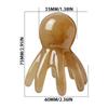 Resin Octopus Massage Comb Head Meridian Scraping Scalp Massager Tool Portable 8-Prong Head SPA Massage Comb For Anti Fatigue
