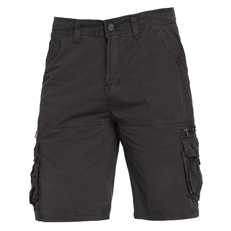 Men's Shorts Loose Multi-Pocket Overalls Summer Cotton Comfortable Military Cargo Shorts Outdoor Casual Sports Work Short Pants