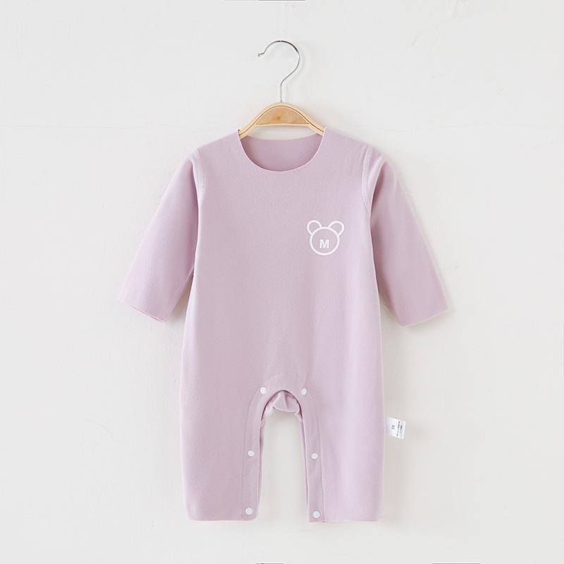 Cozy Fleece Baby Romper for Boys & Girls - Warm Onesie for Spring, Autumn & Winter