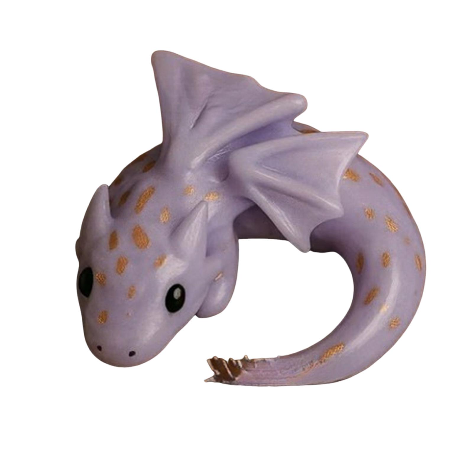

Emotional Support Dragon Adoption Kit Mini Cute Calming Anxiety Relief Dragon Sculpture Relief & Anxiety Comfort Companion