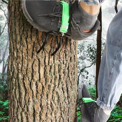 Yousheng 1 Paar Baumkletterspikes Tragbar Rutschfest Katzenkralle Schuhe Verstellbare Passform Outdoor Baumkletterwerkzeug für Baumarbeiten