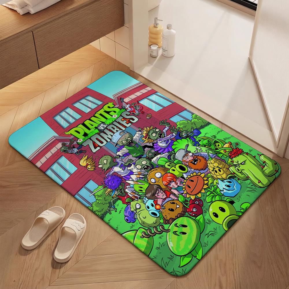 Plants Vs Zombies Carpet Living Room And Bedroom Mats Floor Mats Doormat Office Chair Cushion Room