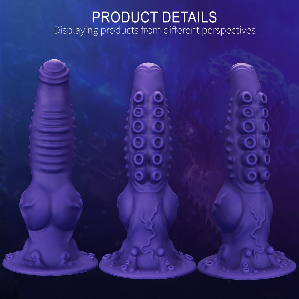 Octopus Tentacle Shaped Octopus Premium Silicone Anal Plug Penis Soft Anal Expansion Sex Toy