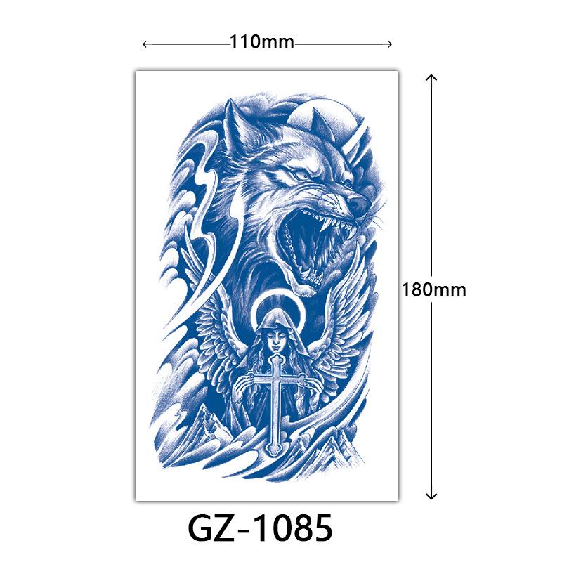 Juice Tattoo Stickers, Herbal Tattoo Stickers, Semi-Permanent English Letter Tattoo Stickers Tattoo