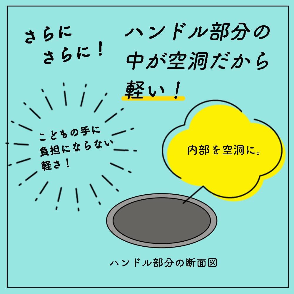 Collaboration Maruku Paju All Stainless Easy to Easy to Dishwasher UD04 [EDISONmama Spoon/Fork, Fluffy] (Official) Children's Spoon, Steel, Wash,