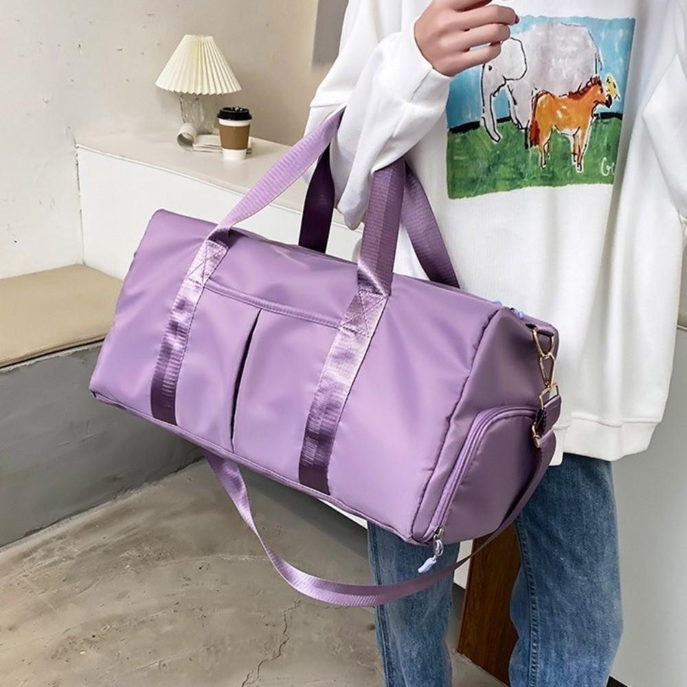 Oxford Nylon Duffel Bag Multifunktionale Sporttasche Schultertasche Faltbare Reisegepäcktasche Mädchen