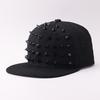 Rivet Baseball Cap Unisex Flat Brim Hip Hop Street Style Sun Hat Dance