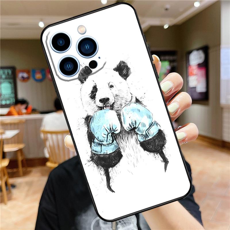 I Love Boxing Case For iPhone 17 16 15 14 13 12 11 Pro Max Mini Plus 16e 17 Air Bumper Cover Accessories