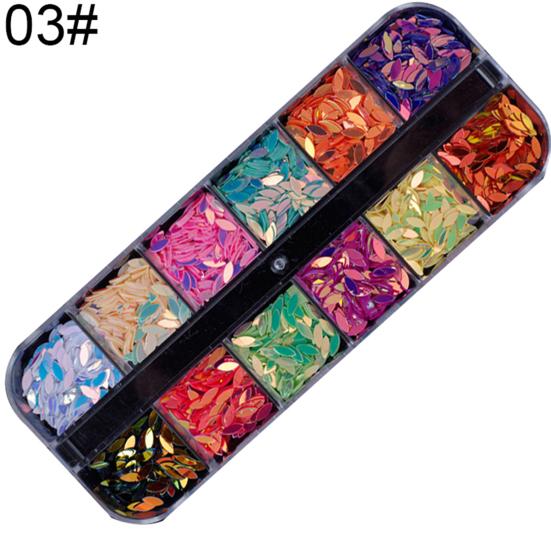 Strasuri multicolore Faux Pearl Glitter Nail Art Paiete Fulgi Decor manichiura