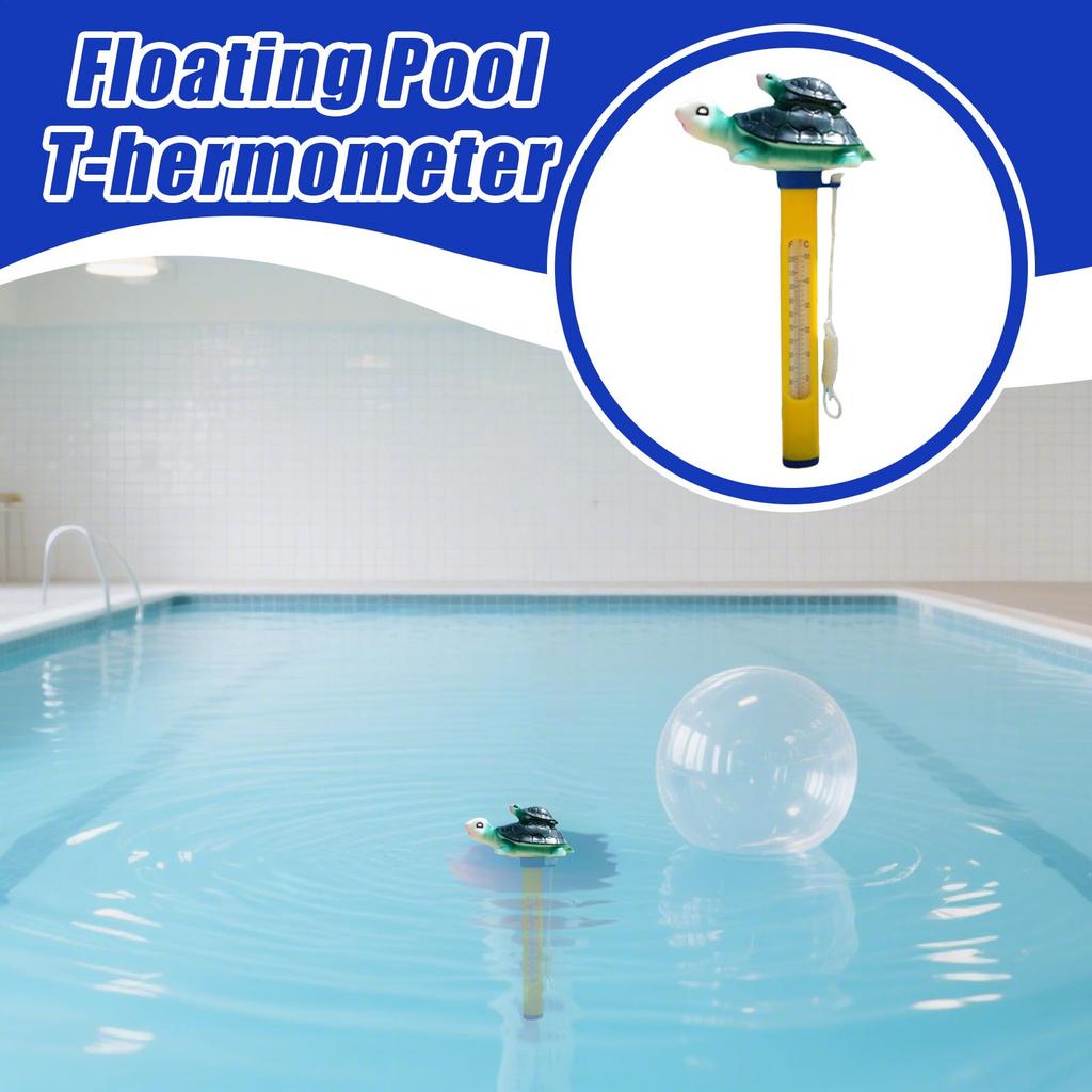 Pool Thermograph Floating Swim Pool Floating Water Temperature Gauge Precision Measurement Easy Read Tool for Women Men Kids