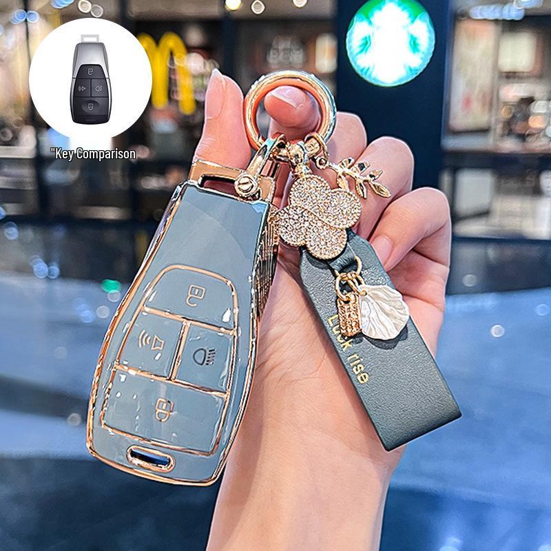 Schutzhülle für Autoschlüssel Beijing BJ40/BJ30/BJ60/BJ20/X7/EU5 für Damen