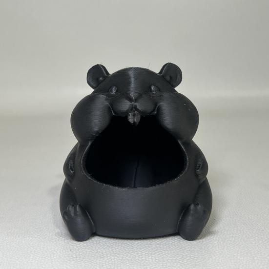 Enfeite de Tigela para Hamster Formato Fofo de Hamster Caixa de Armazenamento de Grande Capacidade Móveis para Casa para Doces Lanches