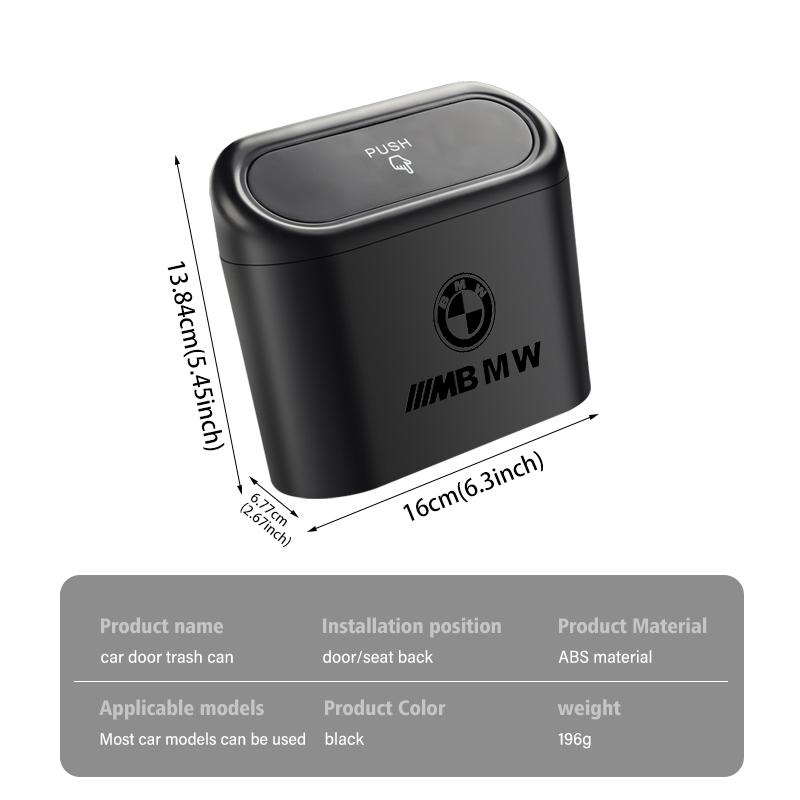 Car Door Hanging Trash Can Storage Box Auto Accessories For BMW X1 X3 E39 E46 E30 E36 E87 E60 E90 F26 G02 E70 F15 E53 G05 E71 PI1