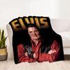 Elvis Presley Legend Blanket Warmthful Decor Perfect for Couch Office Chair Bedding All-Season Use Modern Style Gift for Travel Home Birthdays