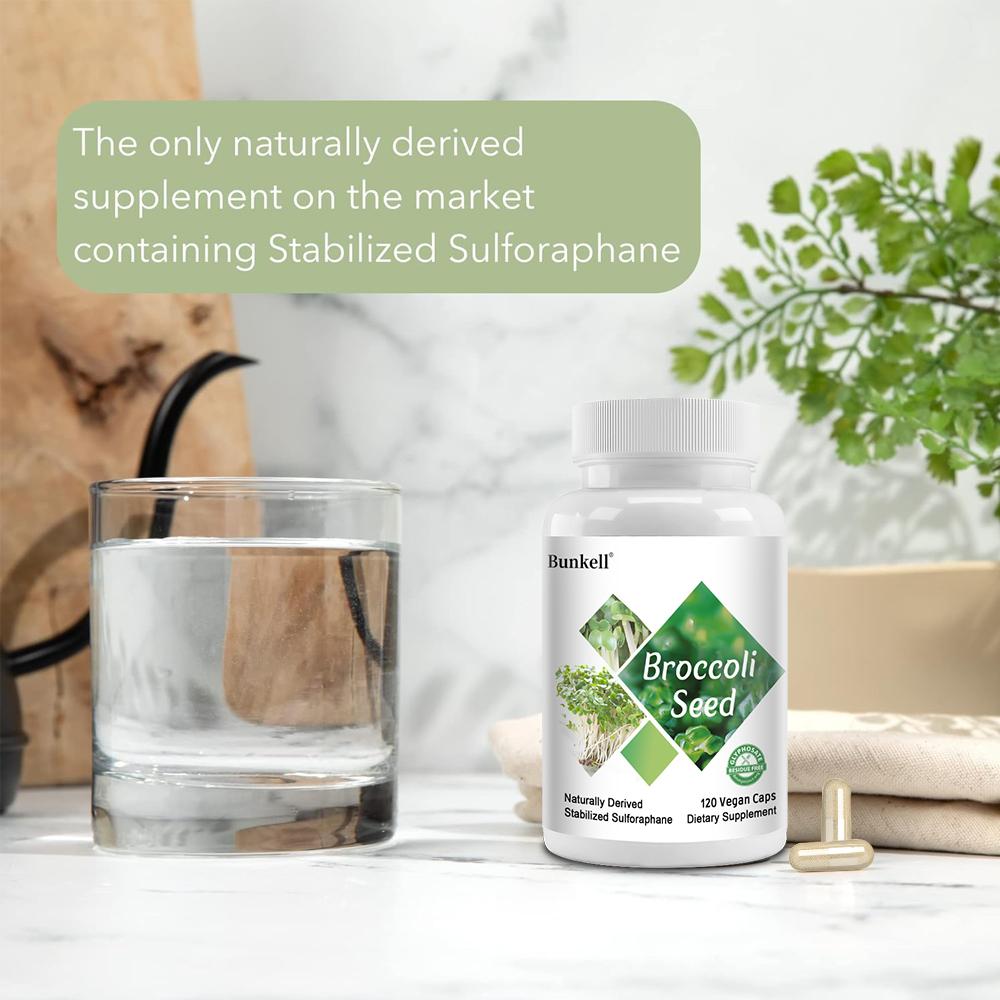 Doplněk Sulforafan - Extrakt ze semen brokolice 650 mg 120 vegetariánských kapslí
