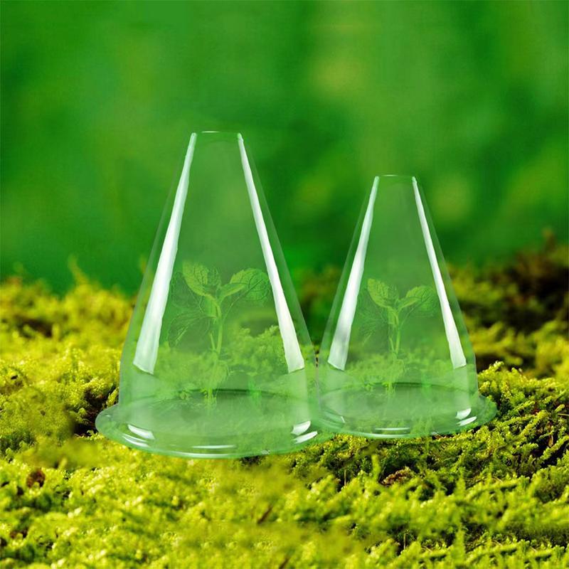 12 szt./zestaw Klosze ogrodowe dla optymalnego wzrostu i ochrony roślin Nadają się do różnych roślin Osłony chroniące rośliny