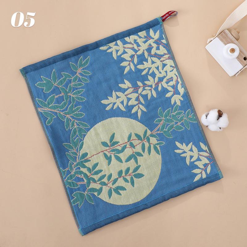 34X40Cm Large Hand Towel Kitchen Towel 4Layer Cotton Gauze Pure Cotton Dish Cloth Quick Dry Decorative Tea Towel Home Restaurant