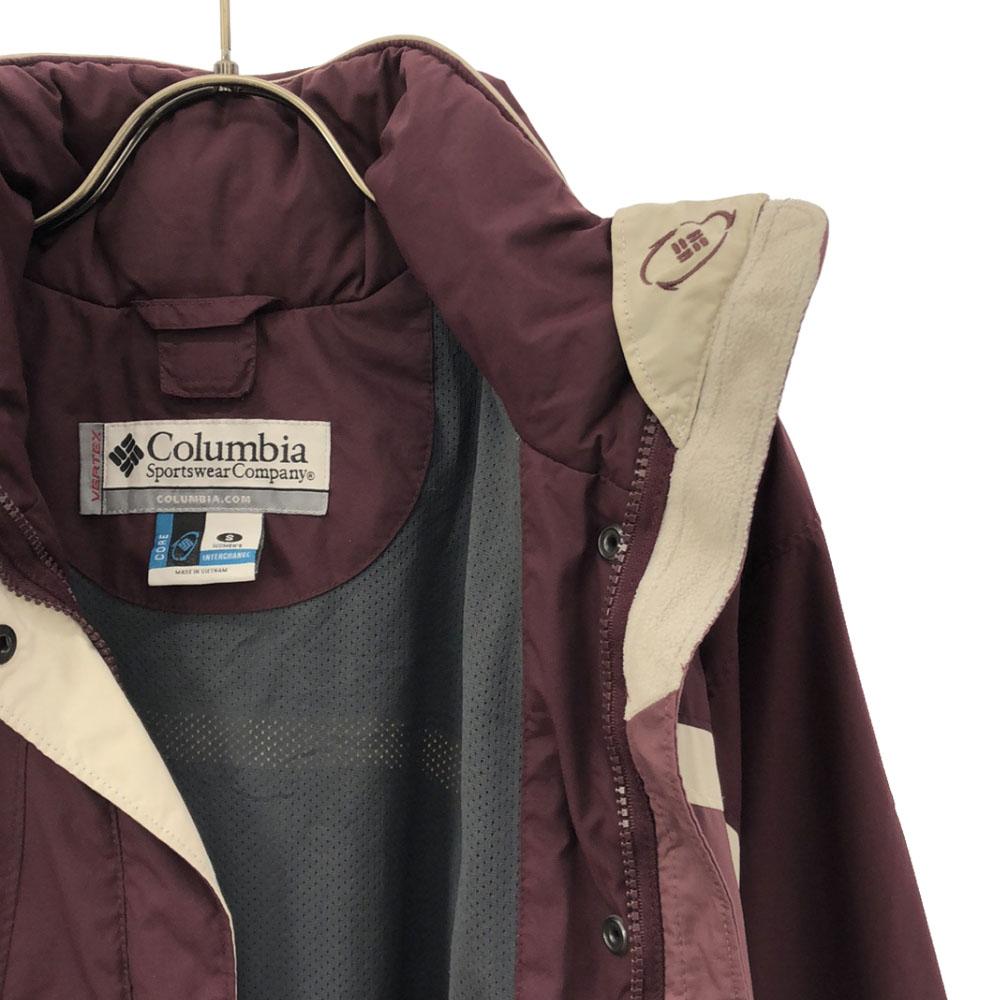 Columbia Nylon jacket S Dark purple x white Outdoors Women Used