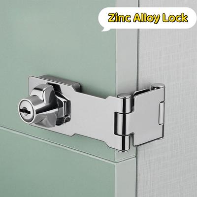 1/2 szt. 3-calowy zamek do szuflady bez wiercenia, zamek do szafki na buty, zamek wpuszczany do drzwi na zatrzask, zamek do lodówki, zamek do szafy, zamek do szafki DIY