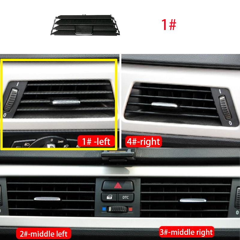 Dashboard Front Air Conditioning AC Vent Grill Outlet Repair Kit For BMW 3 Series E90 E91 E92 E93 2005 2006 2008 2009 2010 2012 1 left