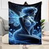 Gothic Style Blanket Soft Warm Cozy Suitable for Office Chair Bedding Chair for All Occasions Modern Gift for Travel Home Birthdays