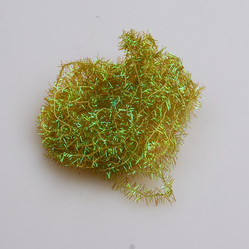 Chenilă cu sclipici față-verso pentru legarea muselor: Fir de Ninfa de Cristal Colorat