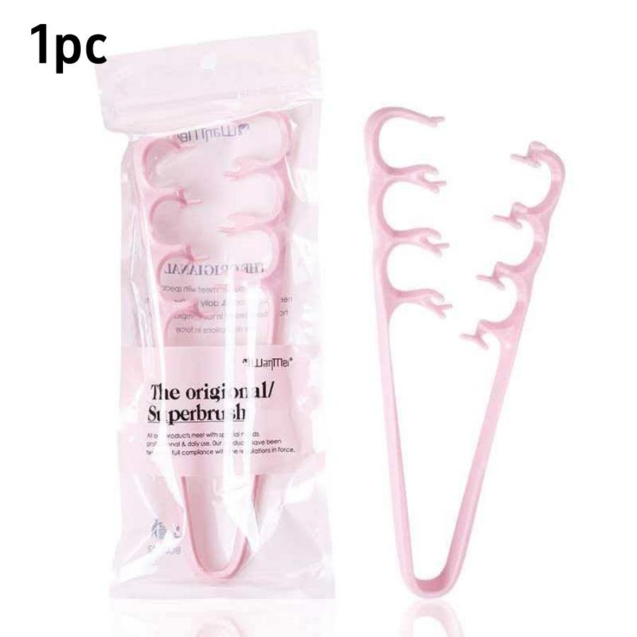

Fluffy Style Comb - Adds Volume and Fullness to Men s and Women s Curly Hair - Anti-frizz Hair Styling Tool рожевий