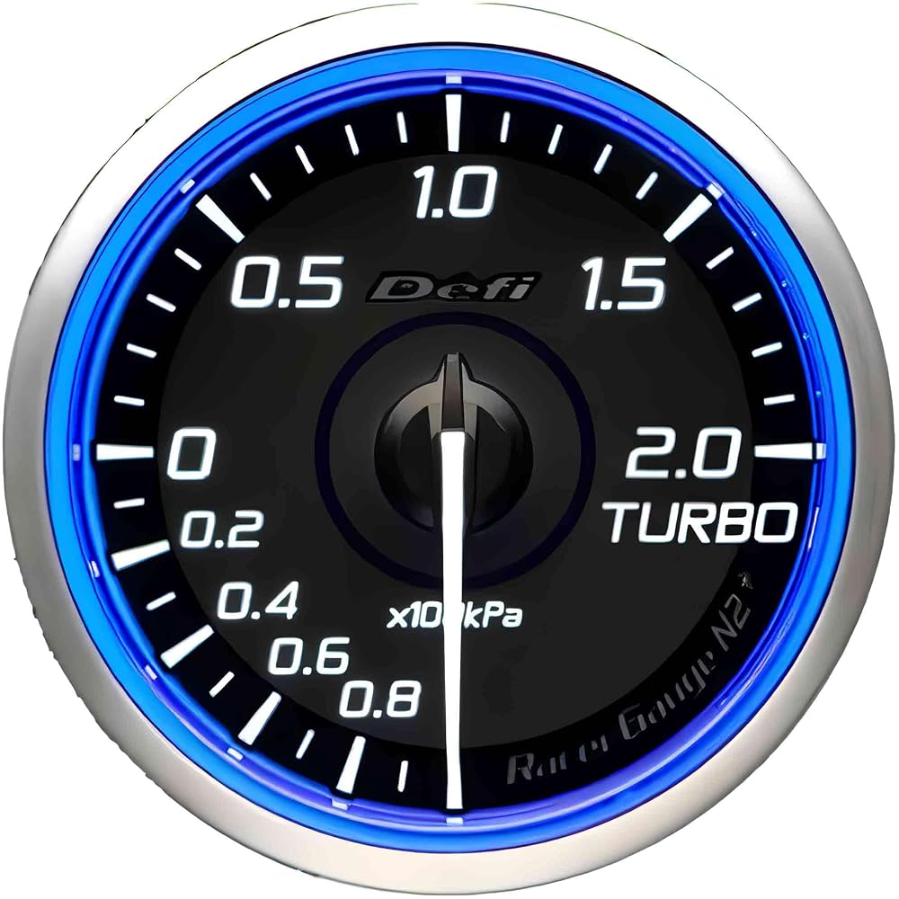 Defi Racer Gauge N2+ 60 Turbo 200K Black DF19501 Automotive Instrument
