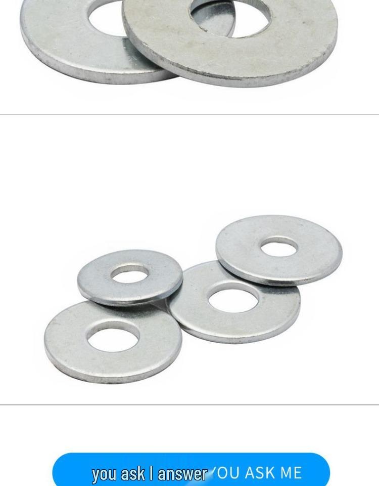 Galvanized Oversized Metal Washers M3-M60