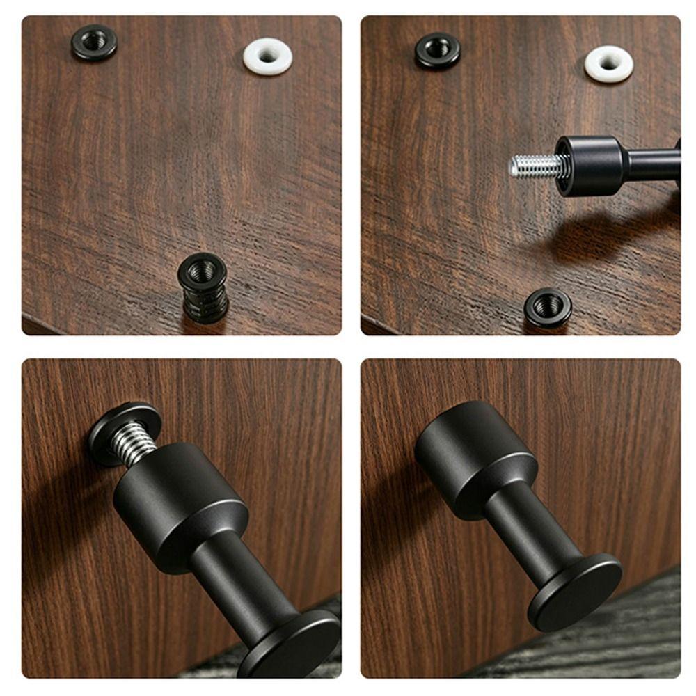 Metal Pegboard Storage Hook Embedded Insert Nuts Wall Pegboard Organizer Workshop Organization