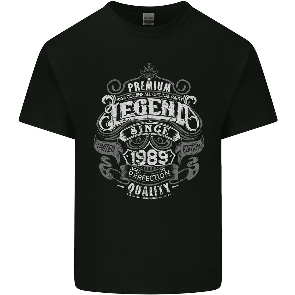 

26 Premium Legend 36th Birthday 1989 Mens Cotton T-Shirt Tee Top Unisex T-Shirt L