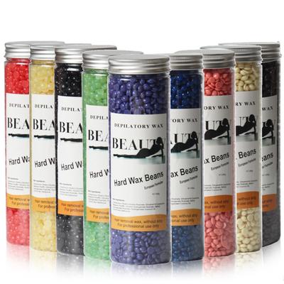 400 g de granos de cera depilatoria, película caliente, perlas de cera dura para bikini, cara, piernas, brazos, depilación indolora para mujeres y hombres.