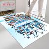 The Blues Team Carpet Rug for Living Room Bedroom Home Sofa Decoration,Kids Play Nonslip Floor Mat