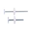 1/4pcs White M8 M10 Baby Gate Spare Kit - Pressure Fit Spindles & Screw Bolts For Safety Gates